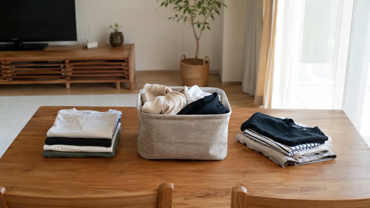 着る服と着ない服を分ける夏のクローゼット整理の方法とその基準